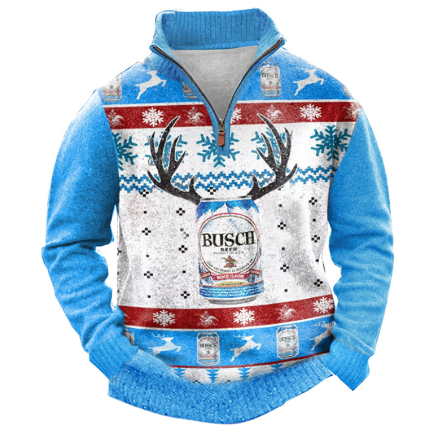 

Sudadera Con Cuello Alto Y Cremallera De 1/4 Ugly Christmas De Red Bull