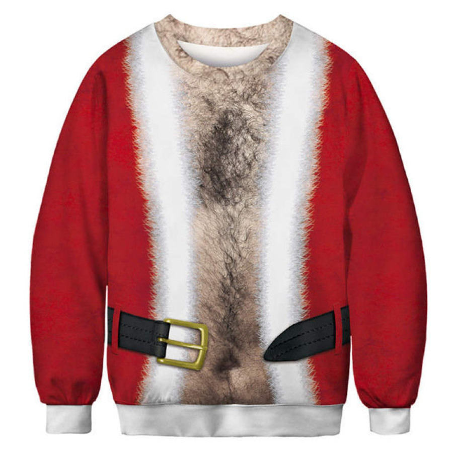 

Уродливый рождественский свитер куртка Санта-Клауса мужской отпуск
