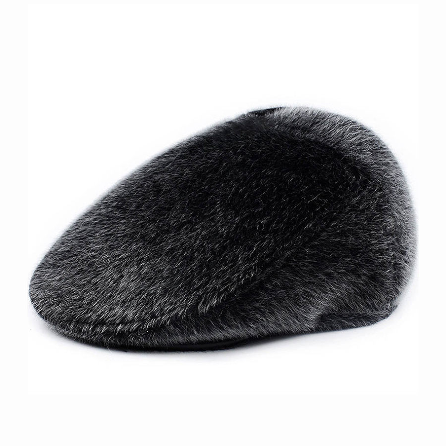 

Men's Fleece Thickened Warm Ear Protection Beret