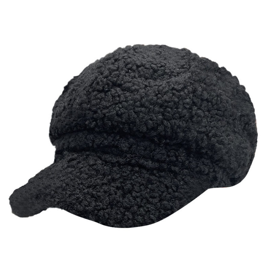 

Béret Octogonal Britannique Rétro Chaud En Laine D'agneau