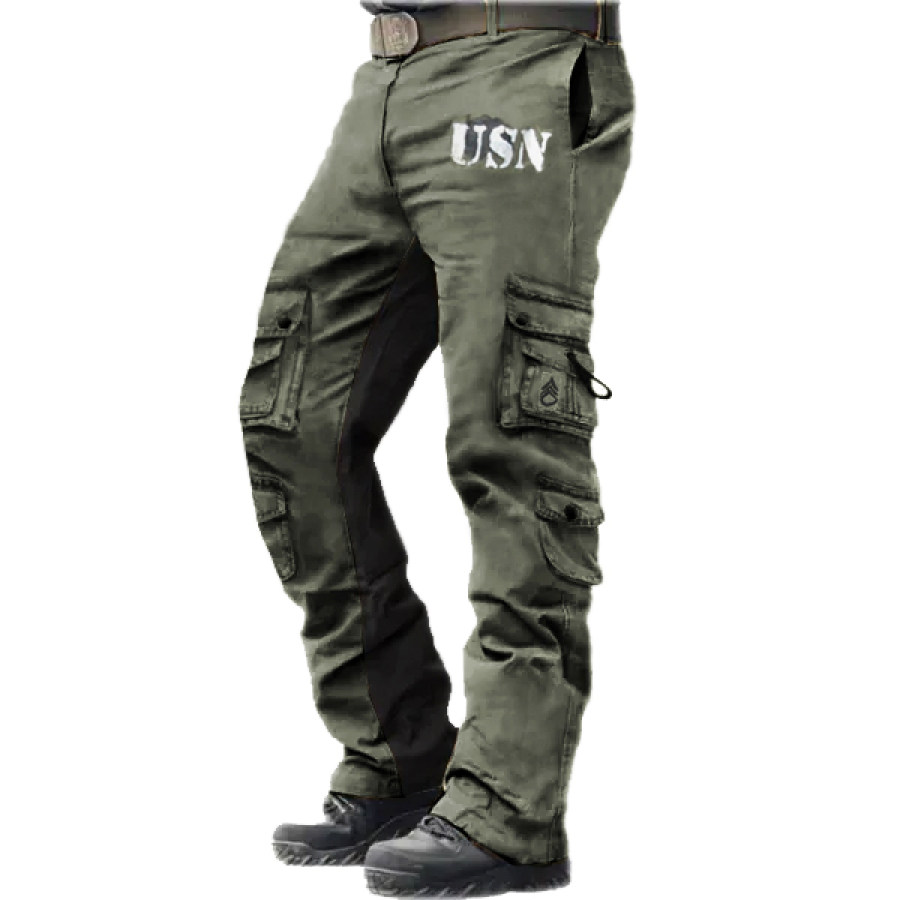 

Pantalones Tácticos Militares Estadounidenses Para Hombre Pantalones Multibolsillos Lavados De Algodón Lavado Vintage Al Aire Libre