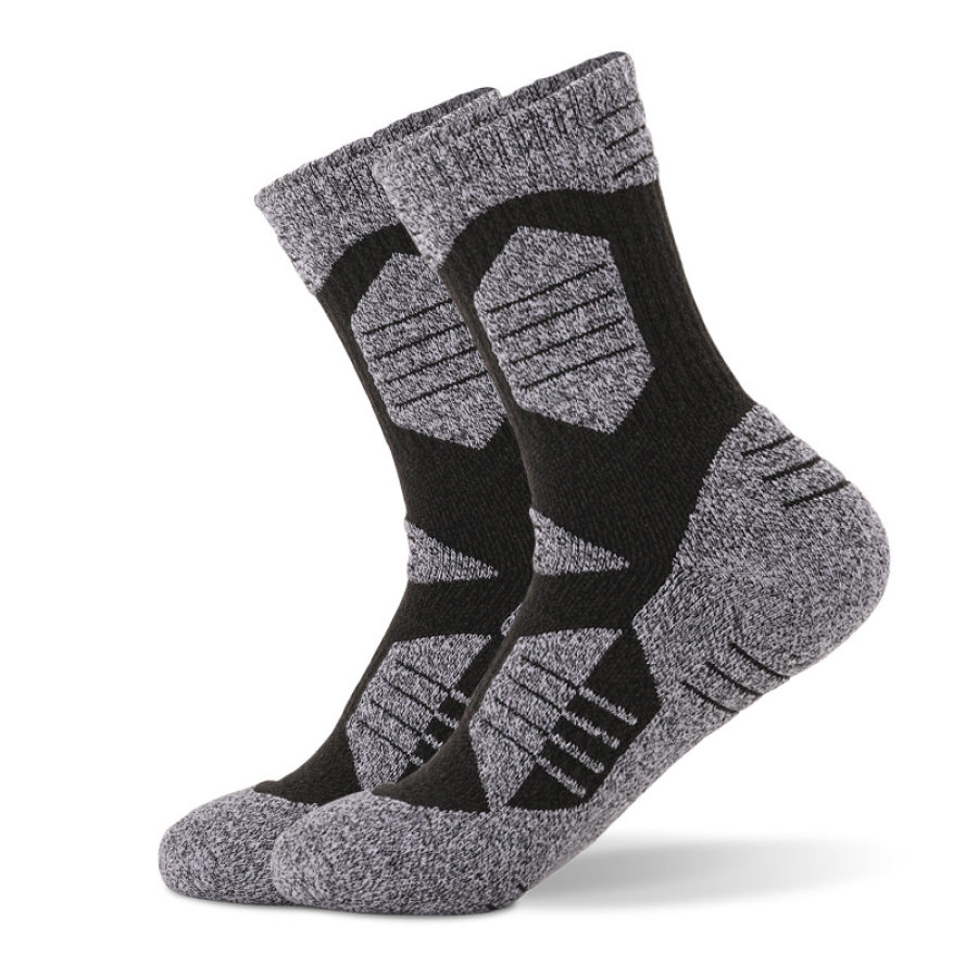 

Serviette épaissie Alpinisme Course Randonnée Chaussettes De Plein Air Absorbant La Sueur Mi-mollet Chaussettes De Sport