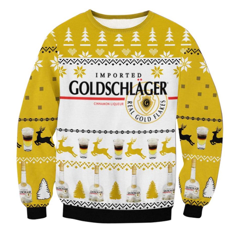 

Sweat-shirt De Noël Moche Imprimé 3D Goldschlager Pour Hommes
