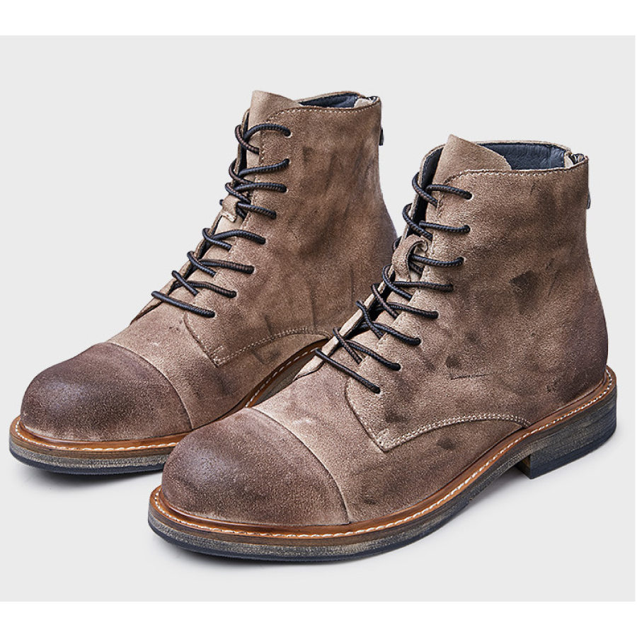 

Bottes à Lacets En Daim Vintage Pour Hommes