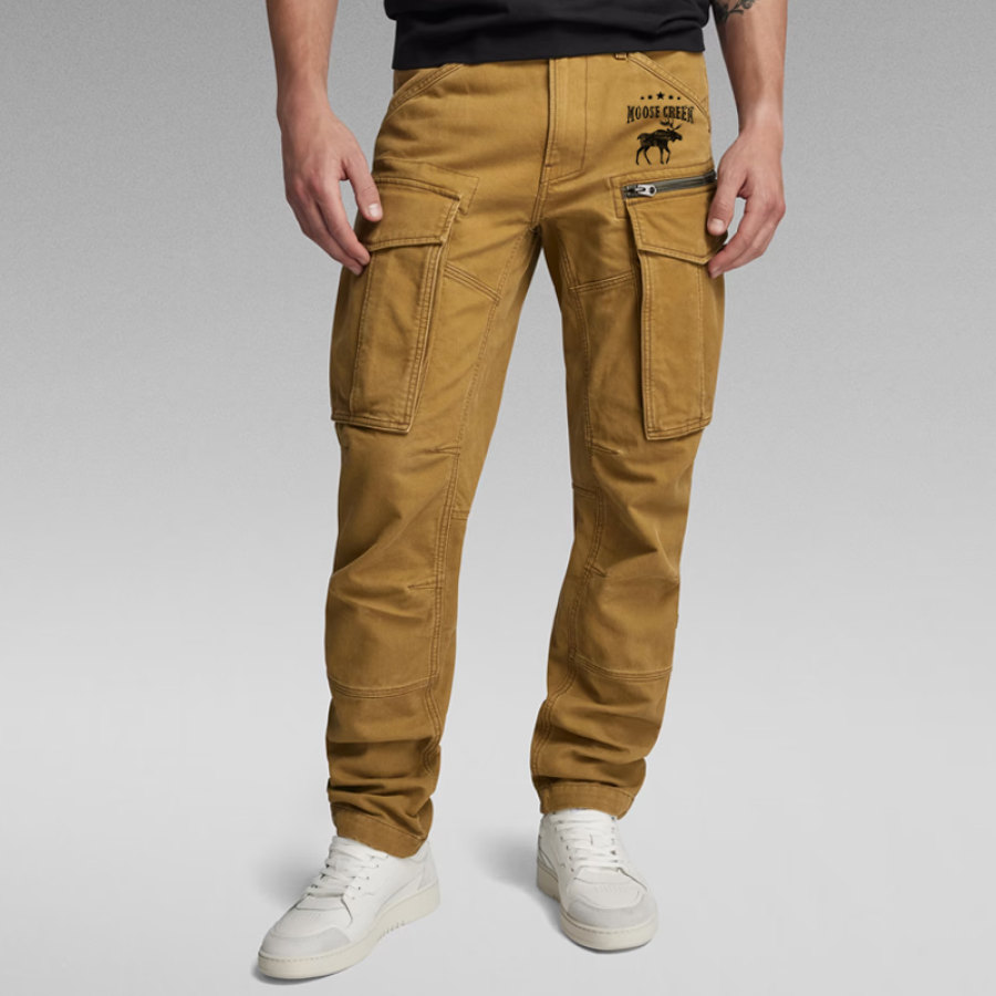 

Pantalon Cargo Décontracté D'extérieur Pour Hommes Old Moose Avec Poche Zippée