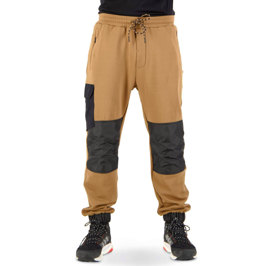 

Pantalones De Hombre Pantalones De Chándal Con Bloques De Color Casuales Vintage Al Aire Libre