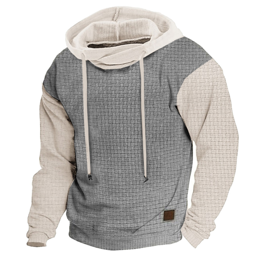 

Sweat à Capuche Pour Hommes Sports De Plein Air Couleur Unie Manches Longues Quotidien Hauts Abricot