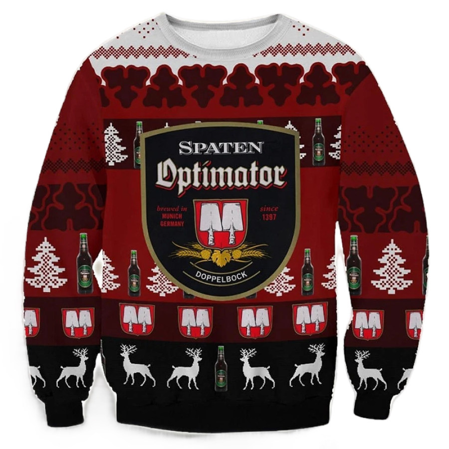 

Spaten Optimator Ugly Christmas Sweatshirt