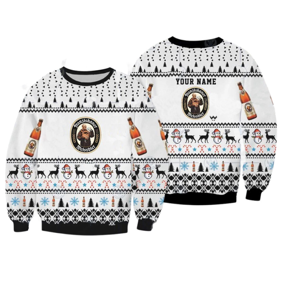 

Unisex Franziskaner Weissbier Ugly Christmas Sweatshirt