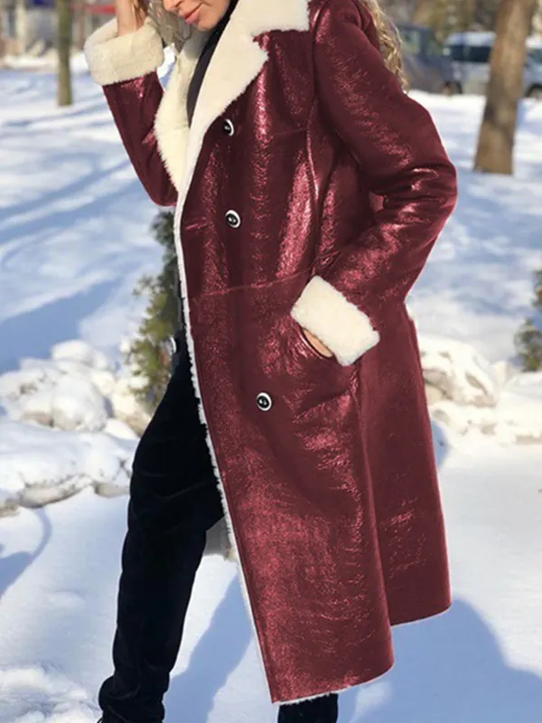 Manteau Maxi Chaud En Polaire épaisse Rétro Pour Femmes - Maxizero.chimpone.com 
