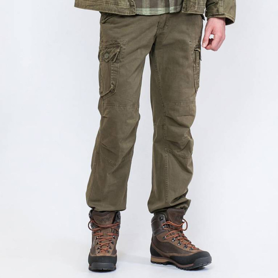 

Pantalones Cargo Casuales Con Bolsillo Para Exteriores Para Hombres