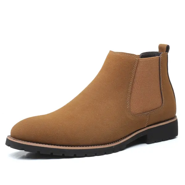 Suede Retro Chelsea Martin Boots Men's Blundstone Dupe Boots