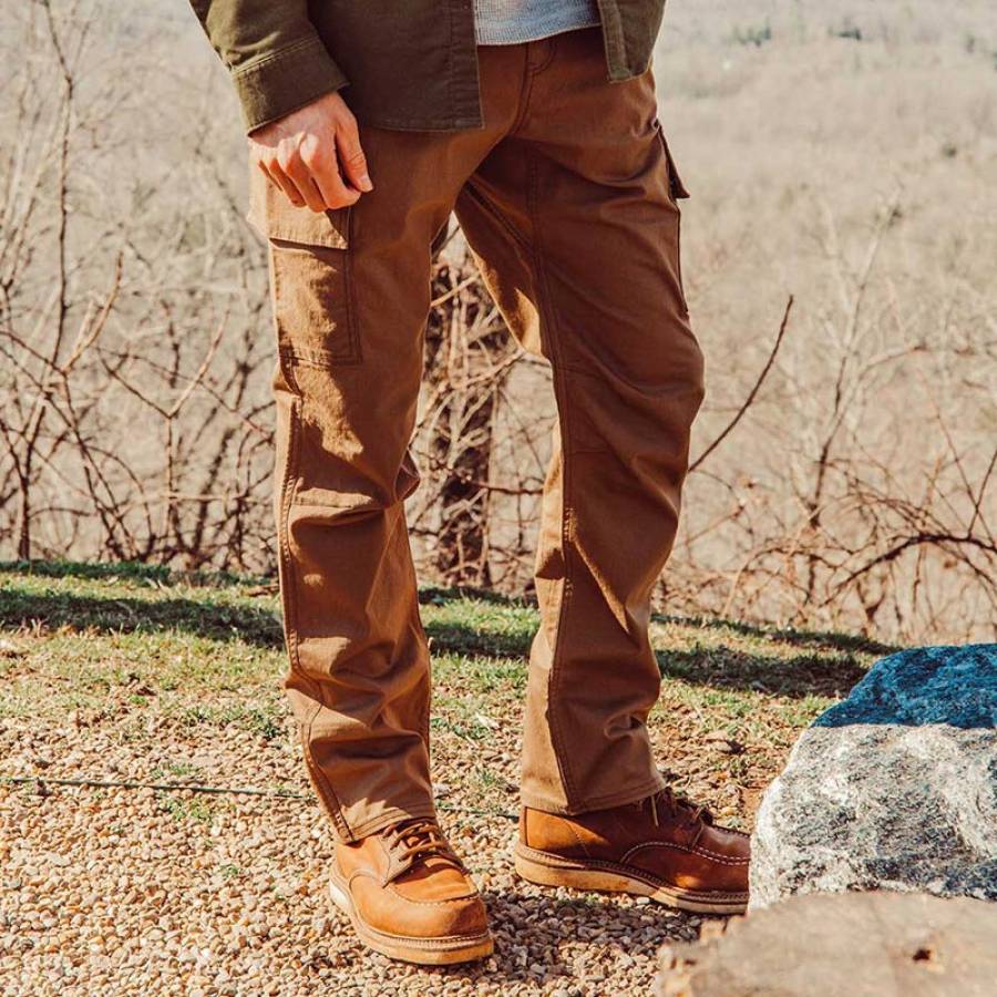 

Lässige Funktionelle Outdoor-Cargohose Für Herren Mit Taschen