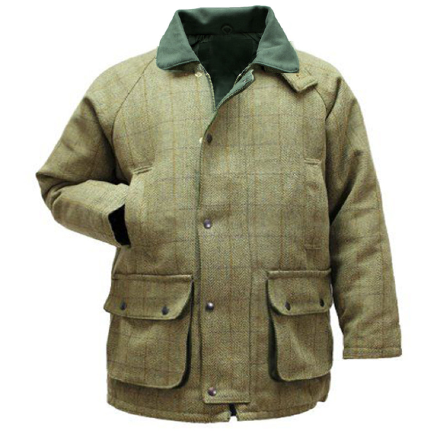 

Veste Respirante En Tweed Pour Hommes Vêtements De Travail Pour L'extérieur Manteau Tactique Multi-poches