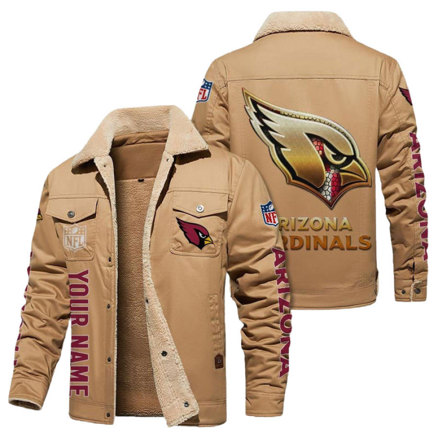 

Мужская винтажная флисовая куртка Arizona Cardinals