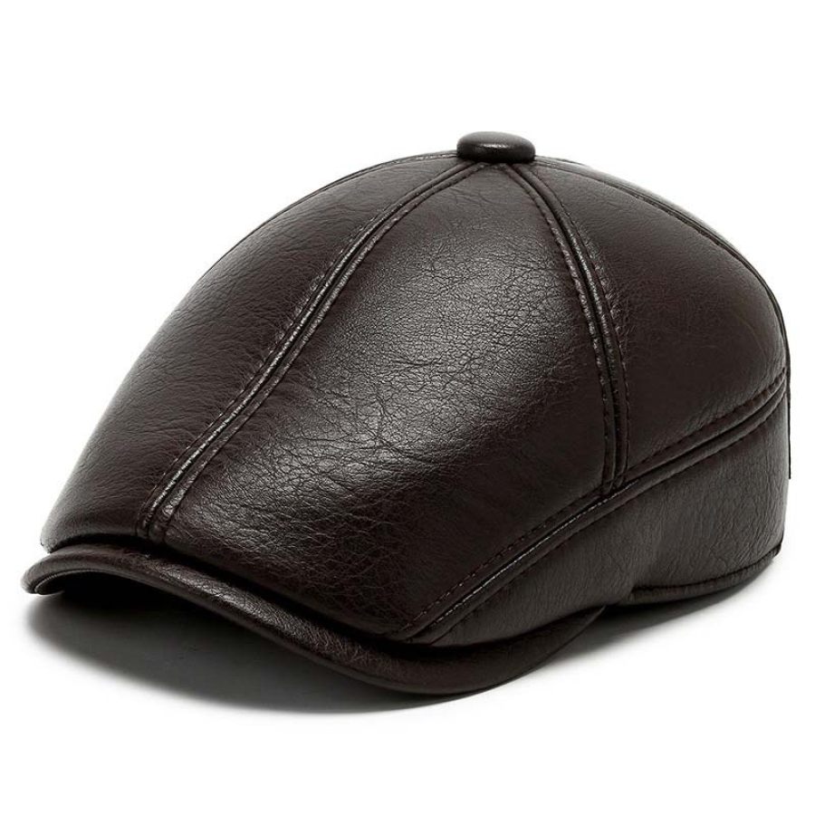 

Men's Outdoor Warm Ear Protection Plus Velvet Thickened Forward Hat