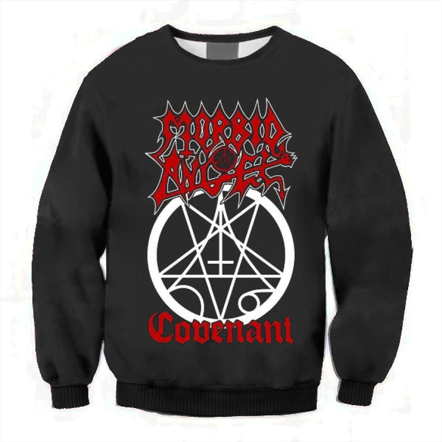 

Heavy Metal Rock Band Print Unisex Oversized Sweatshirt