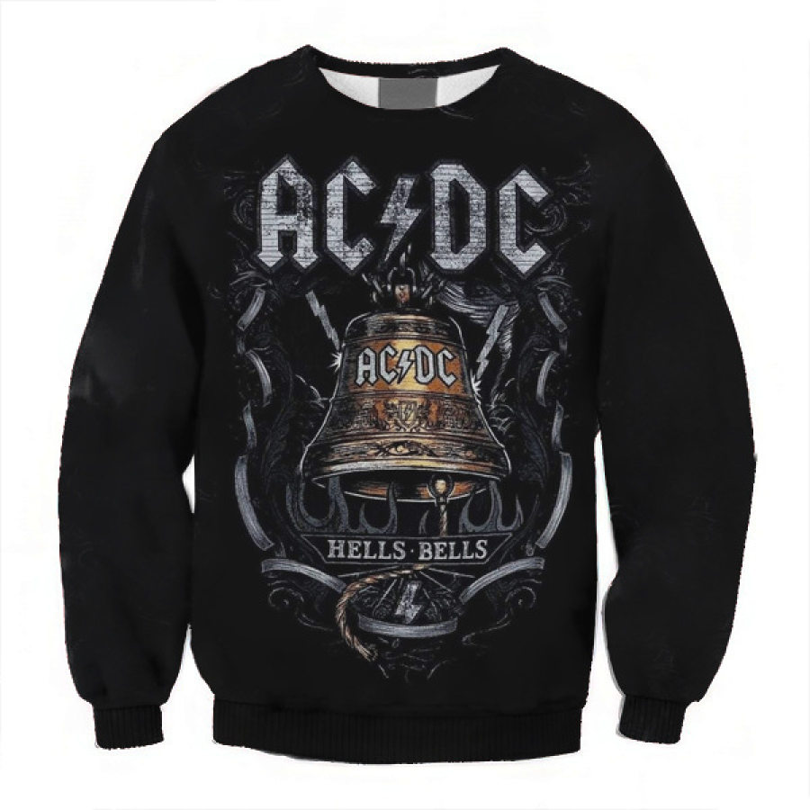

Sudadera Extragrande Unisex Con Estampado De Banda De Rock Heavy Metal