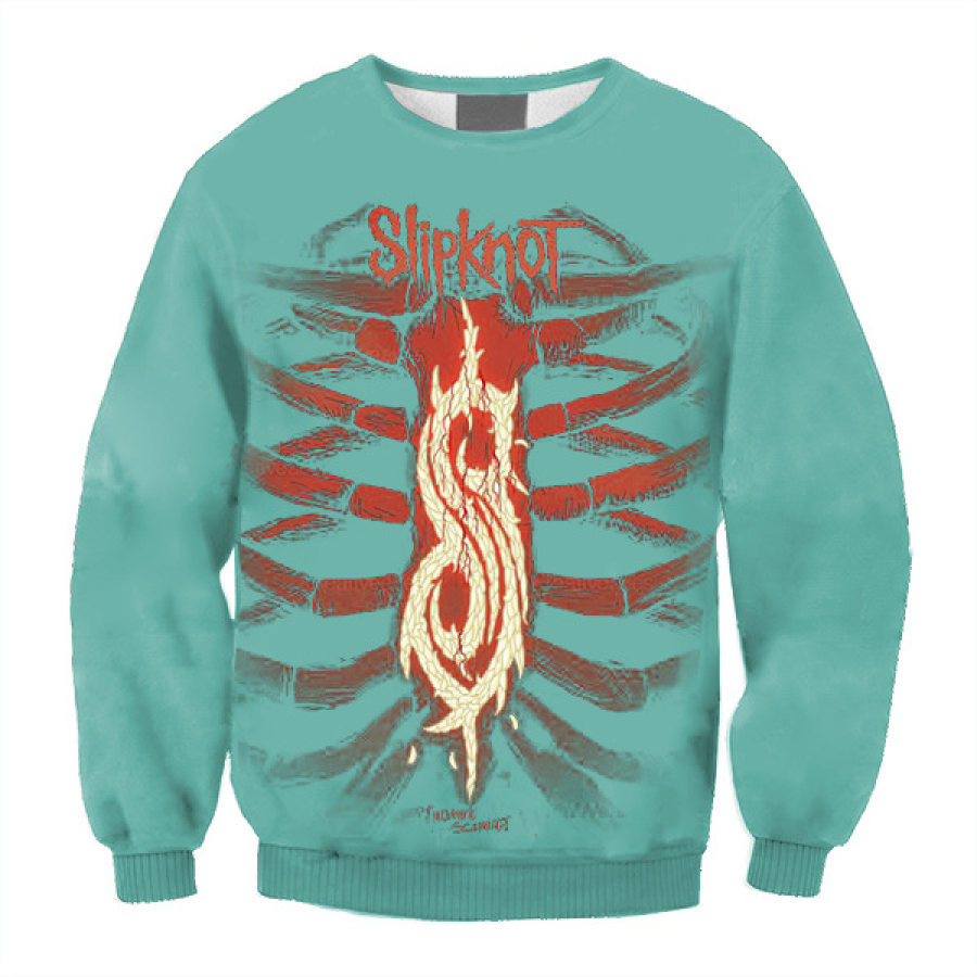 

Sweat-shirt Surdimensionné Unisexe Imprimé Groupe De Rock Heavy Metal