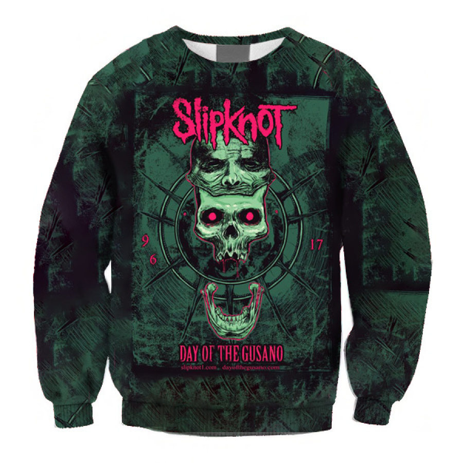 

Sweat-shirt Surdimensionné Unisexe Imprimé Groupe De Rock Heavy Metal