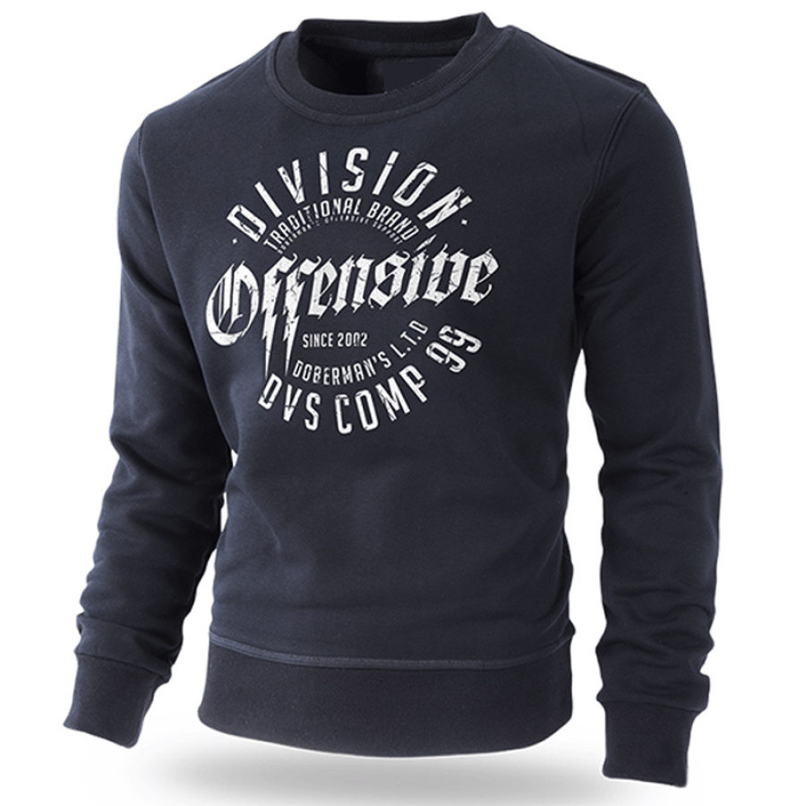 

Sweat-shirt Imprimé Rétro Offensif DVS Doberman Offensive Pour Hommes