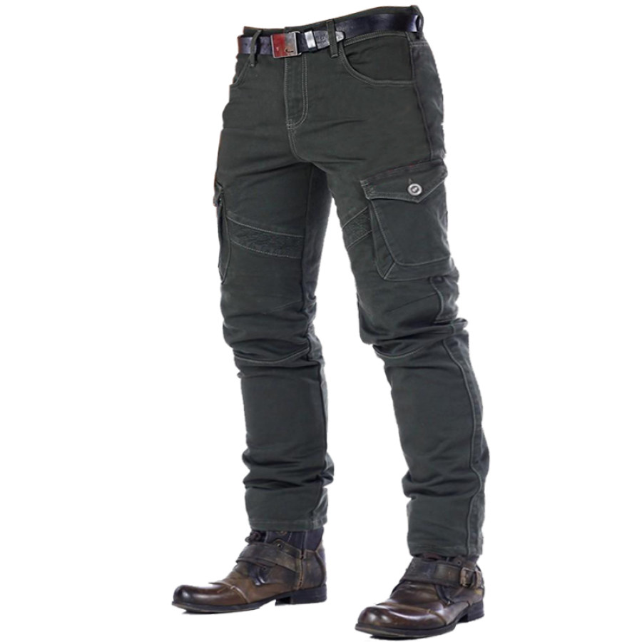 

Pantalon Cargo Tactique Rétro Pour Hommes Pantalon Décontracté Résistant à L'usure Pour L'extérieur