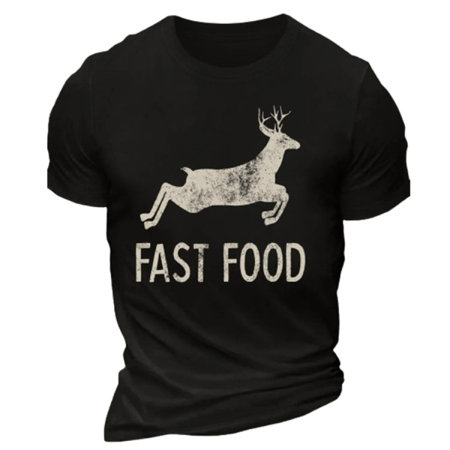 

Lässiges Kurzarm-T-Shirt Für Herren Mit Lustigem Witz-Jagd-Aufdruck