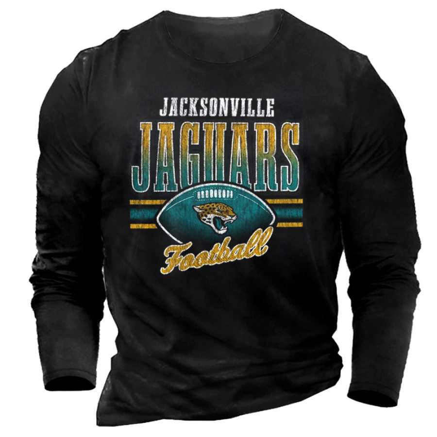 

Camiseta Informal De Manga Larga Para Uso Diario Del Super Bowl De Los Jacksonville Jaguars Para Hombre