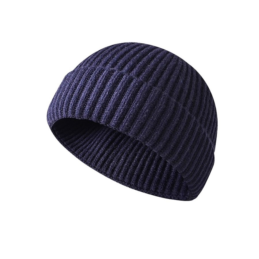 

Bonnet Homme Tricot Simple Extérieur Extérieur Quotidien Couleur Pure Coupe-Vent Respirant Sports