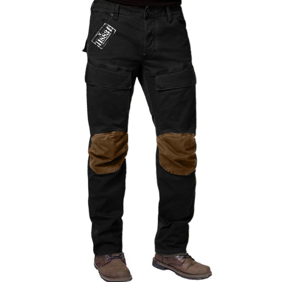 

Men's Retro Yellowstone 1883 Multi-Pocket Cargo Casual Pants