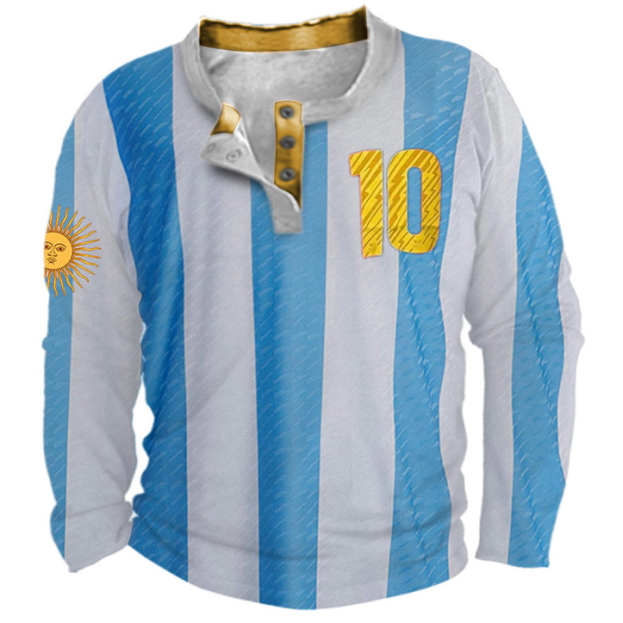 

Camiseta De Fútbol Henry Para Hombre Talla 10 Jersey De Manga Larga Con Estampado De Fanáticos