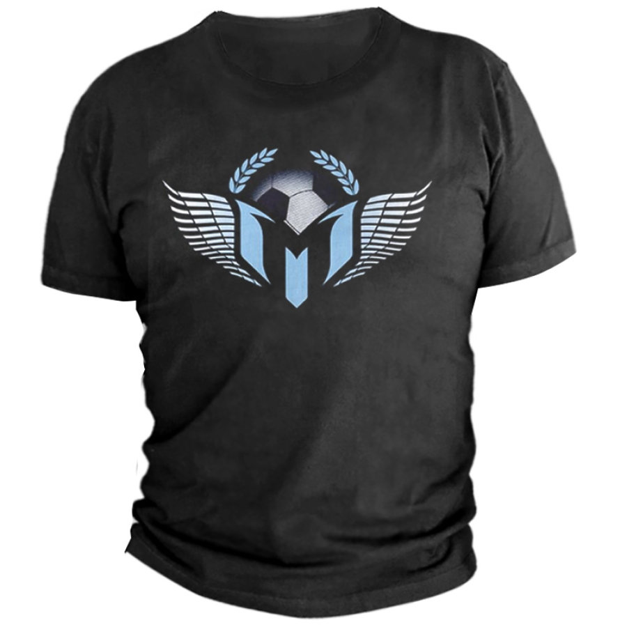 

Camiseta Para Hombre Fútbol No. 10 Fans Impreso Manga Corta Diario Casual