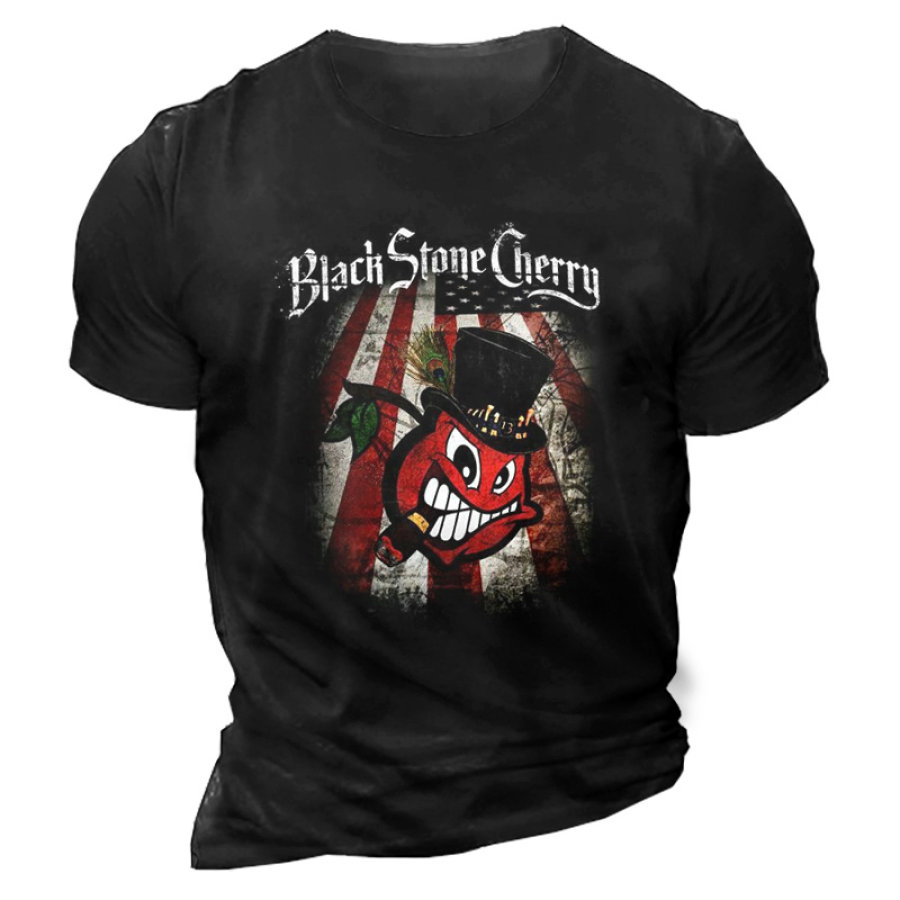 

Camiseta Casual De Manga Corta Para Fanáticos Del Concierto De Black Stone Cherry Band Para Hombre