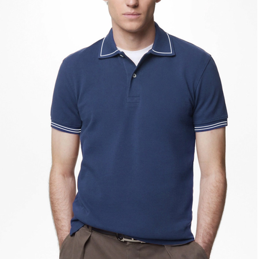 

Lässiges Cusiness-Poloshirt Für Herren