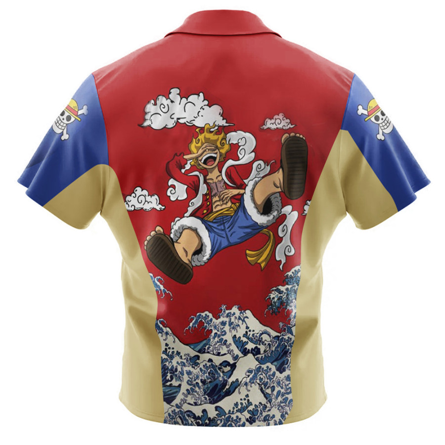 

Chemise De Vacances à La Plage à Manches Courtes Pour Hommes Une Pièce Imprimée Anime