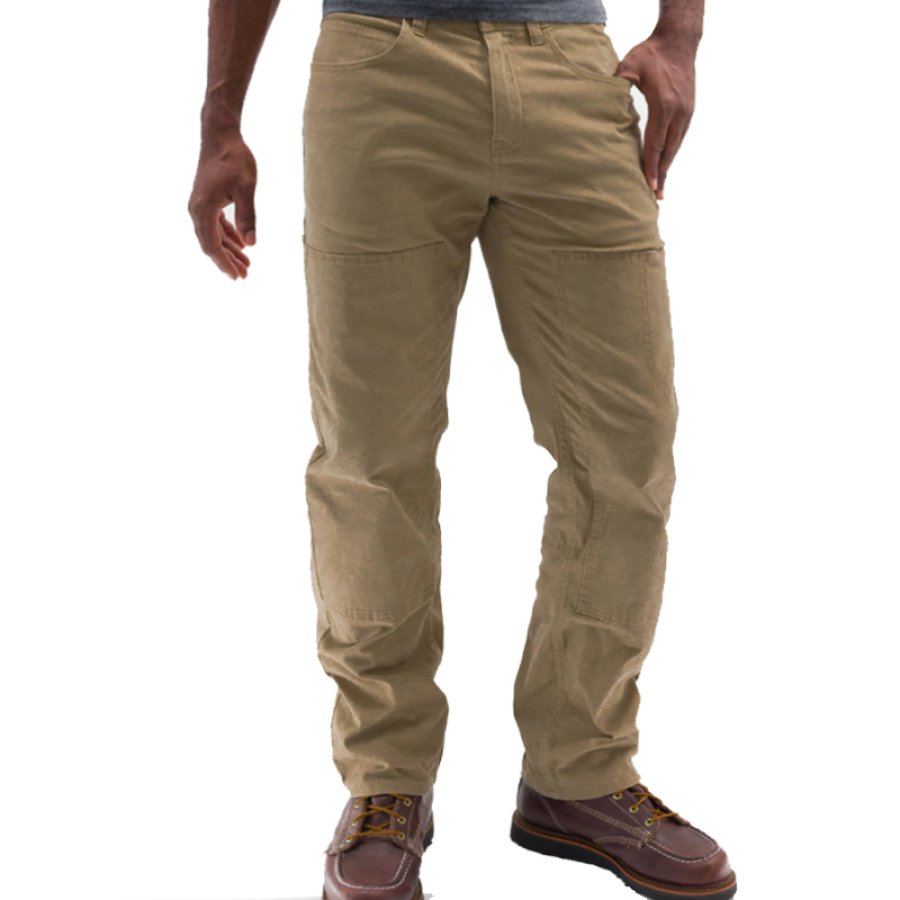 

Pantalones Cargo Casuales Al Aire Libre Hasta La Rodilla Con Múltiples Bolsillos Retro Para Hombre