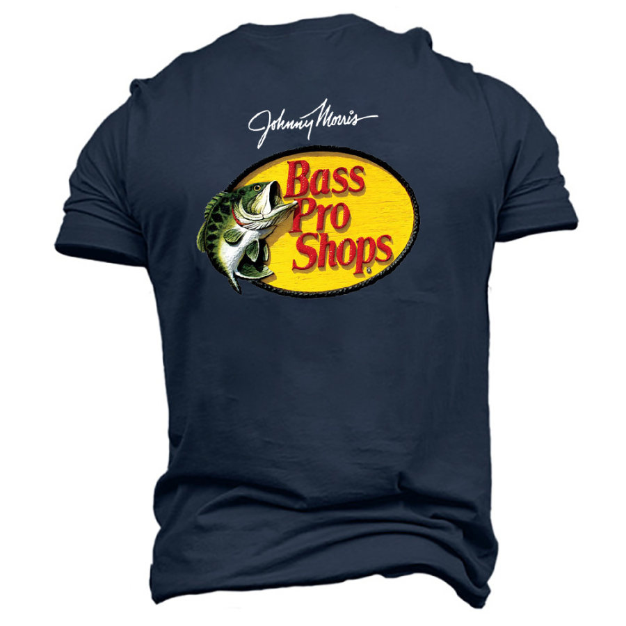 

Camiseta De Manga Corta Informal Para Hombre Con Estampado De Pesca Para Uso Diario Y Al Aire Libre Bass Pro Shops