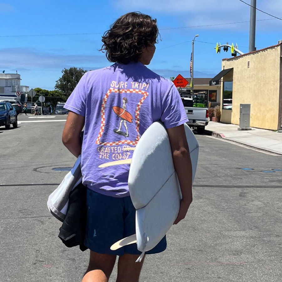 

T-shirt Imprimé Vintage Unisexe Surf Tripi