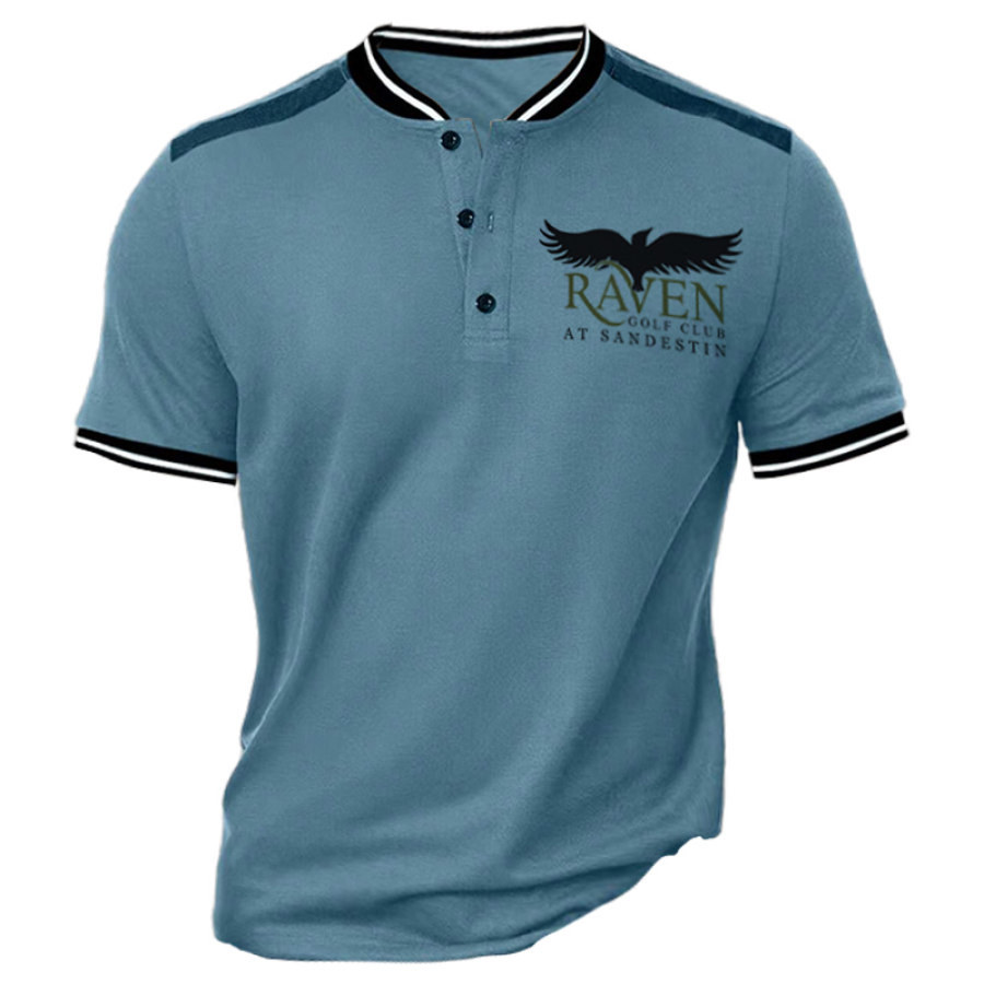 

Polo Raven Golf Course Para Hombre Informal Para Uso Diario