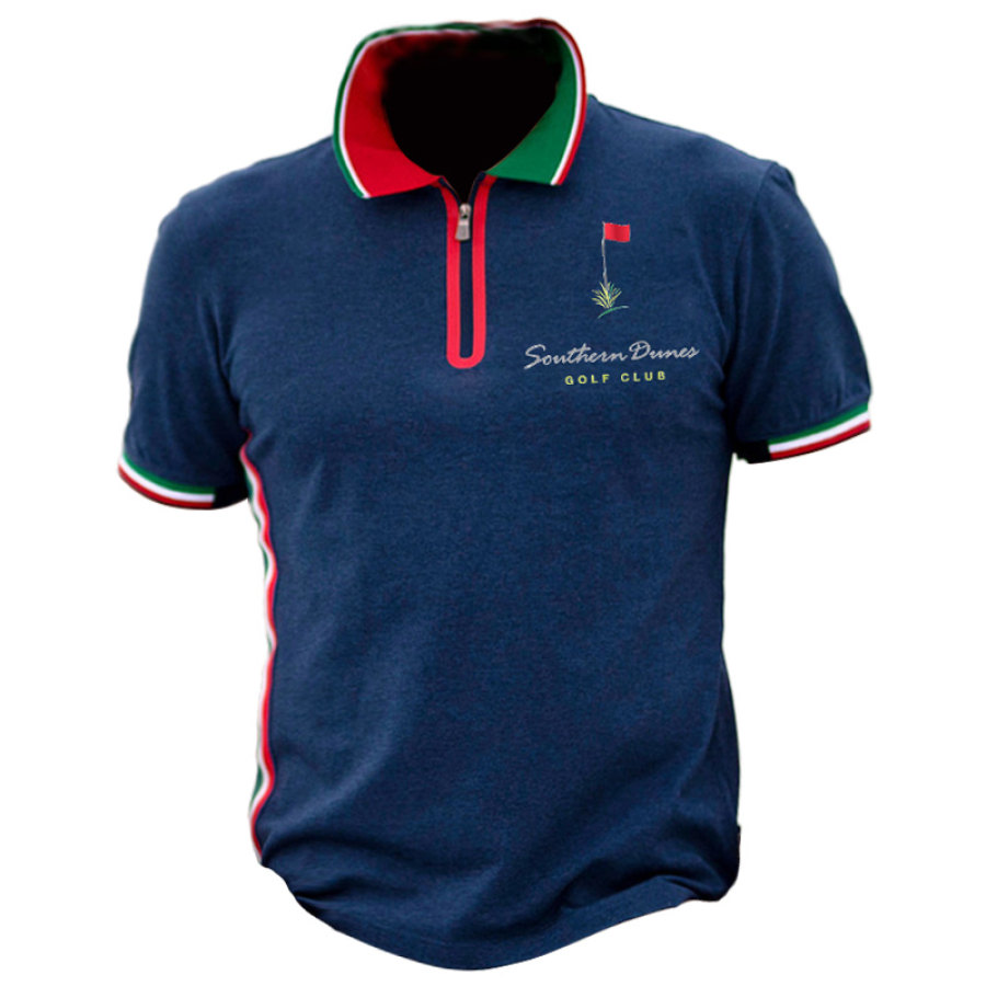 

Polo De Parcours De Golf Southern Dunes Pour Hommes Pull Décontracté Au Quotidien