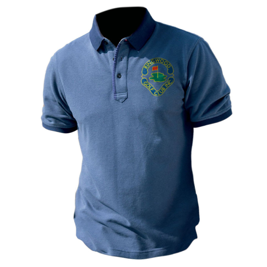 

Herren Ringwood Golf Course Poloshirt Alltags-Freizeitpullover