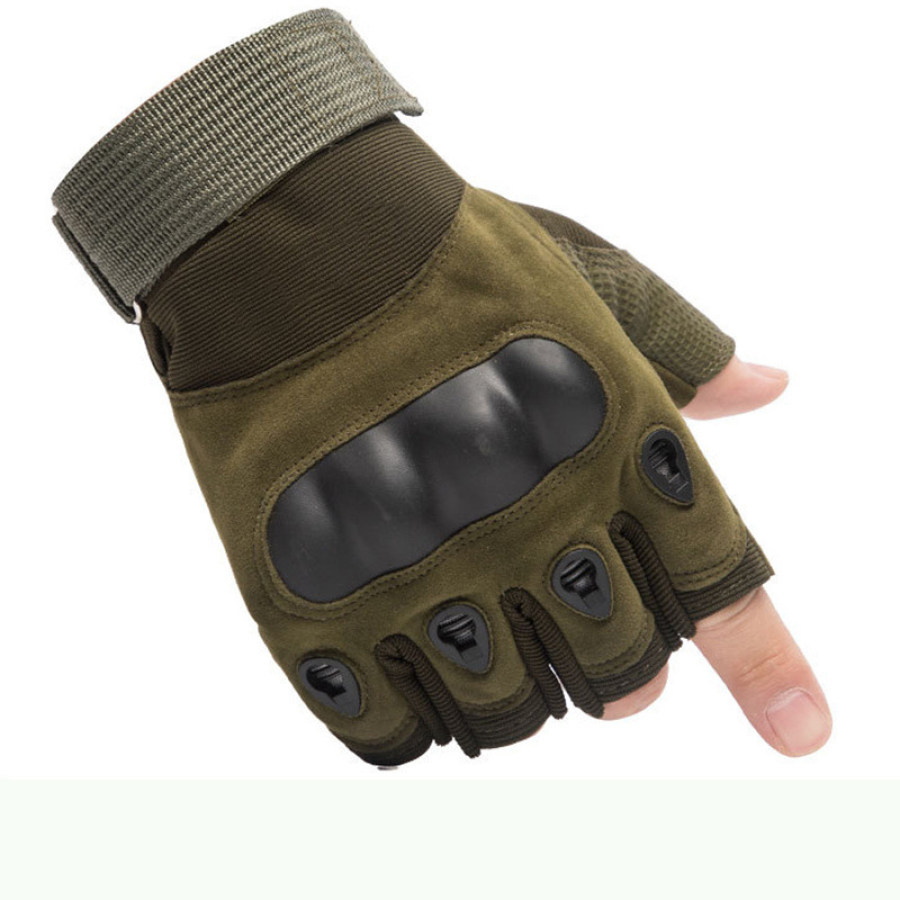 

Guantes Tácticos Para Hombre Guantes De Medio Dedo Para Conducción Al Aire Libre Motocicleta Ventilador Militar Lucha Protección Física