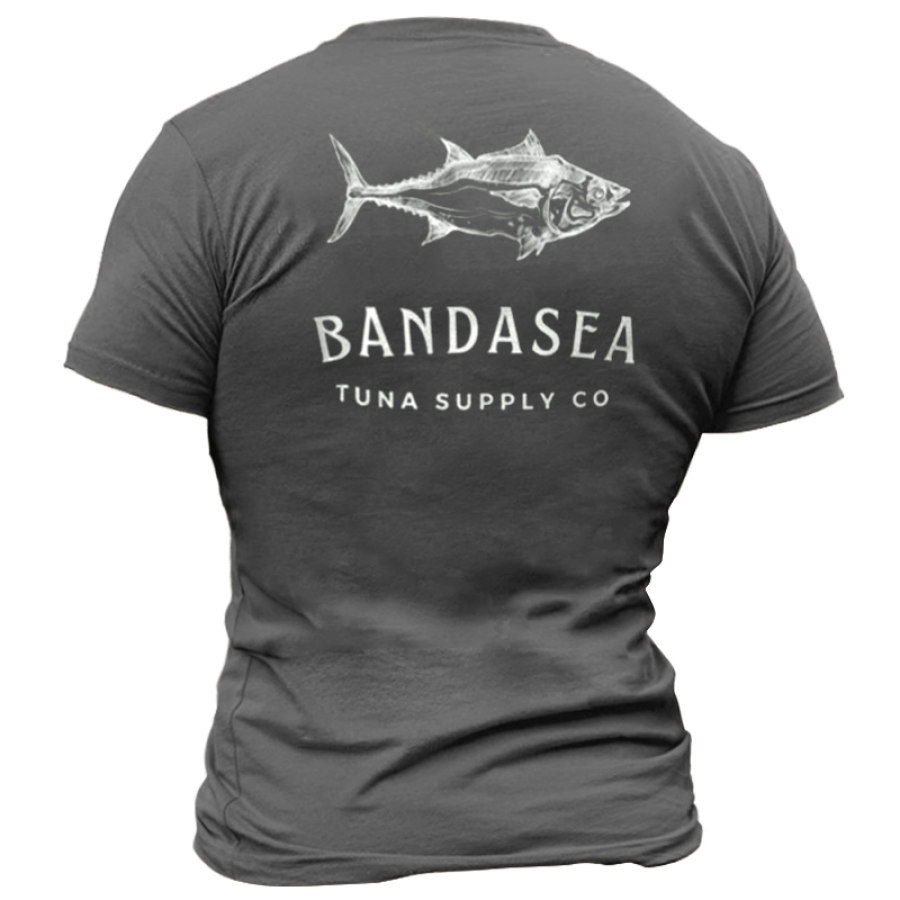 

Lustiges Lucky Fishing Meeresangel-T-Shirt Für Herren Lässiges Urlaubs-T-Shirt