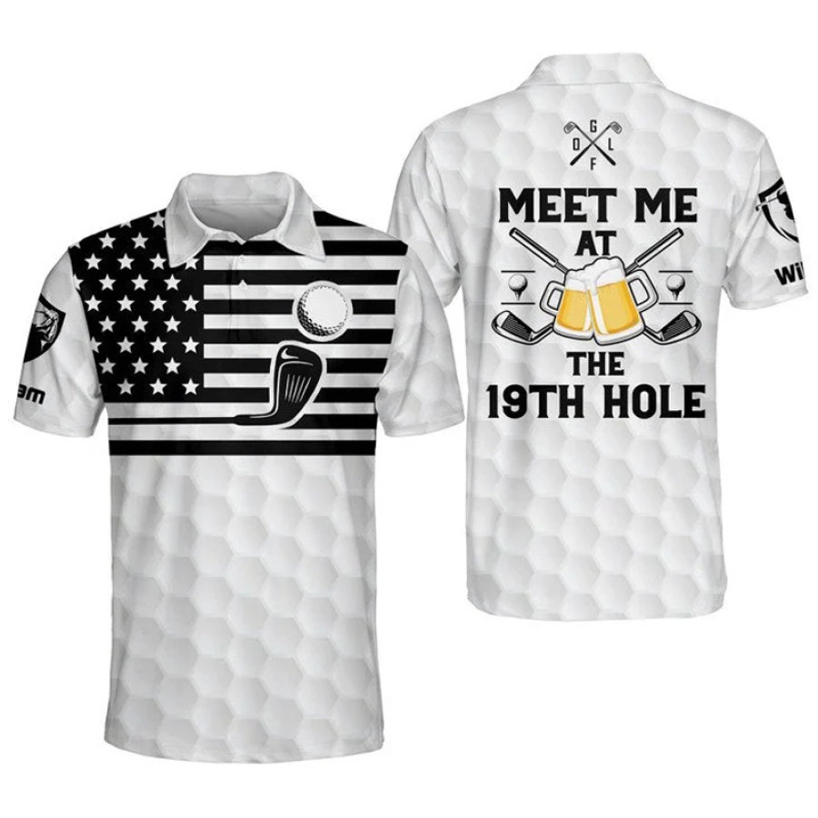 

Polo Divertido De Golf Y Cerveza Meet Me At The 19th Hole Para Hombre