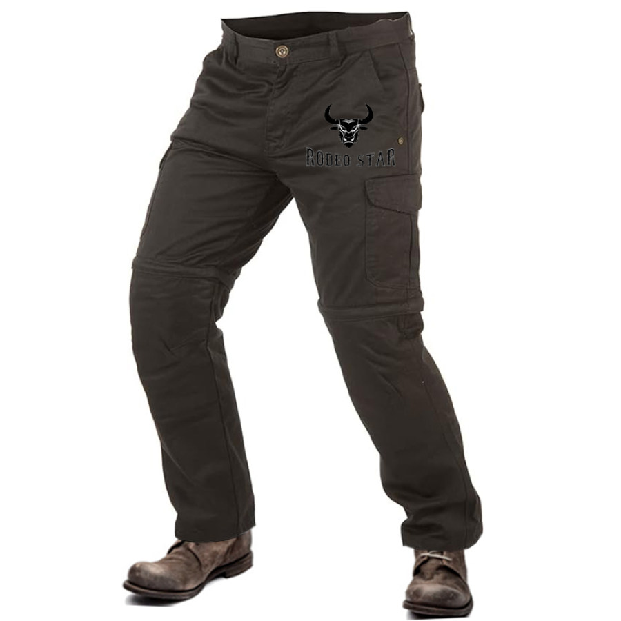 

Harley Notorcycle Jean En Détresse Imprimé Vintage Pour Hommes De Style Fonctionnel