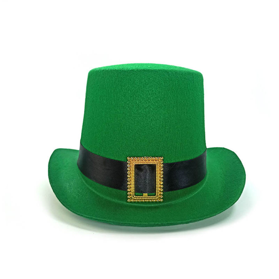 

Карнавальная шляпа из ирландского фетра ко Дню Святого Патрика