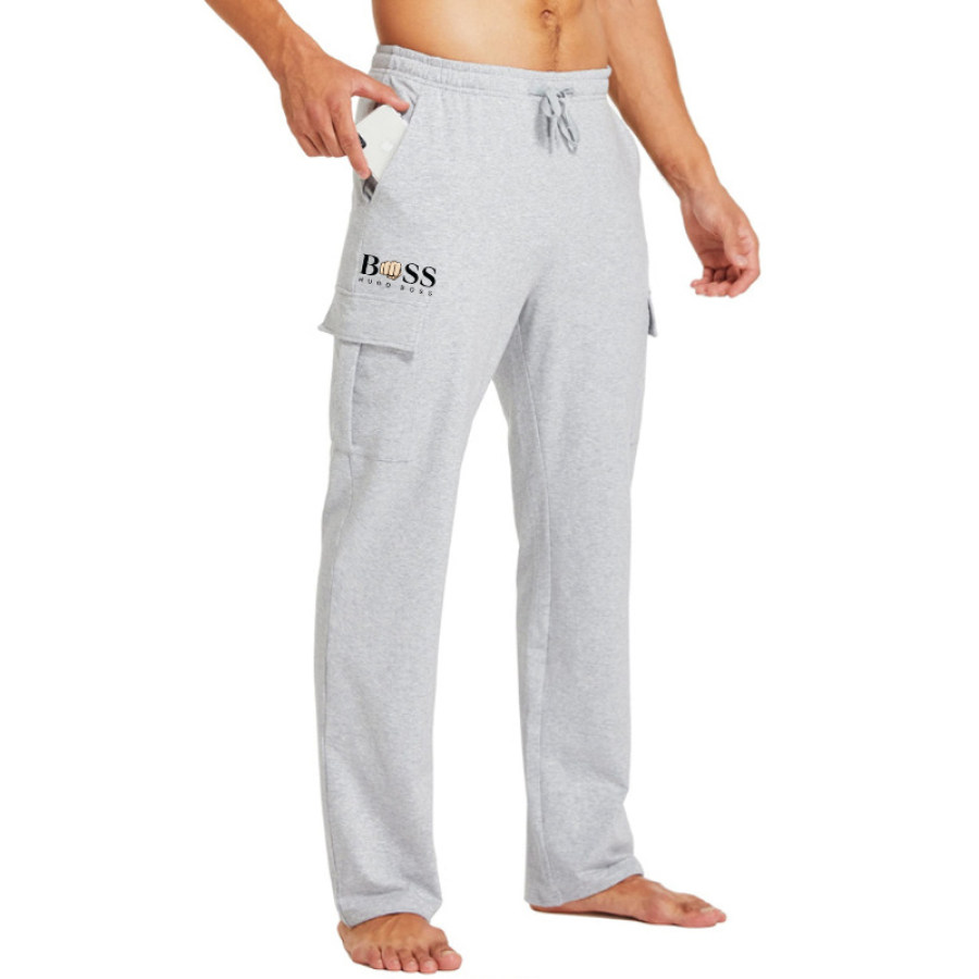 

Pantalon De Survêtement En Coton Boss Pour Hommes Pantalon Cargo Décontracté Pantalon De Jogging Pantalon à Jambe Droite