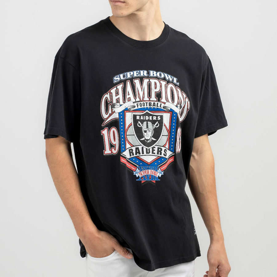 

Men's Las Vegas Raiders Champs Star Frame T-Shirt NFL Super Bowl