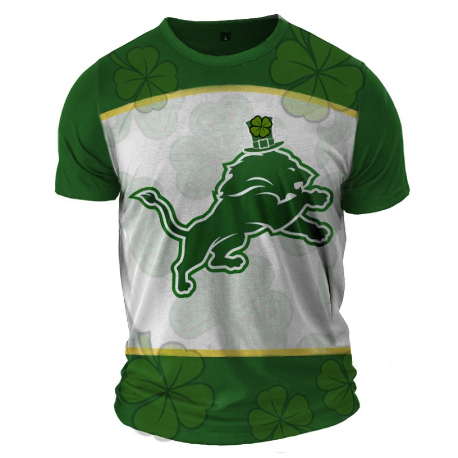 

Camiseta Vintage Del Día De San Patricio De Los Detroit Lions Para Hombre