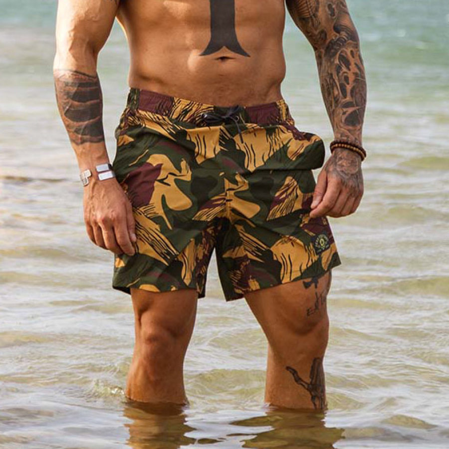 

Herren Boardshorts Camouflage Beach Summer Daily Surfing Shorts
